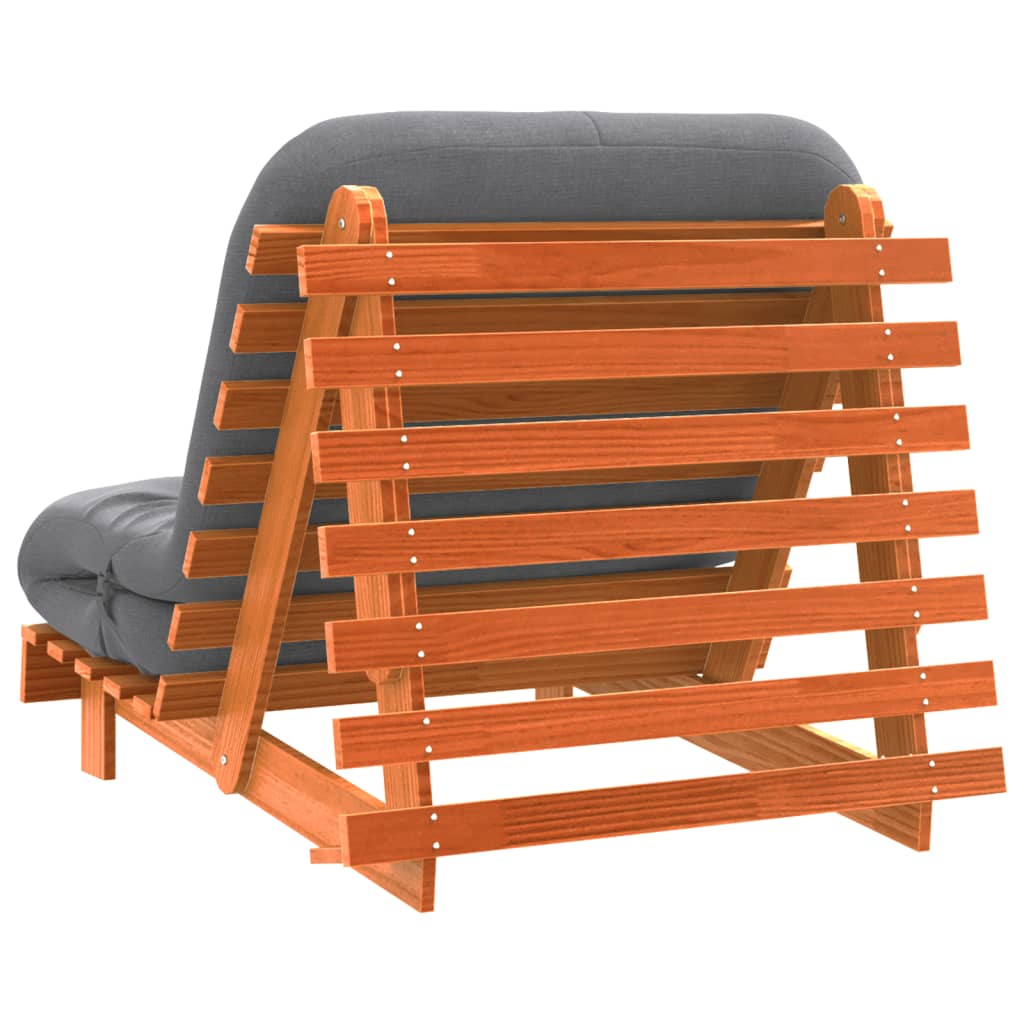 Futono Sofa-Lova Su Čiužiniu, , 90X206X11Cm, Pušis