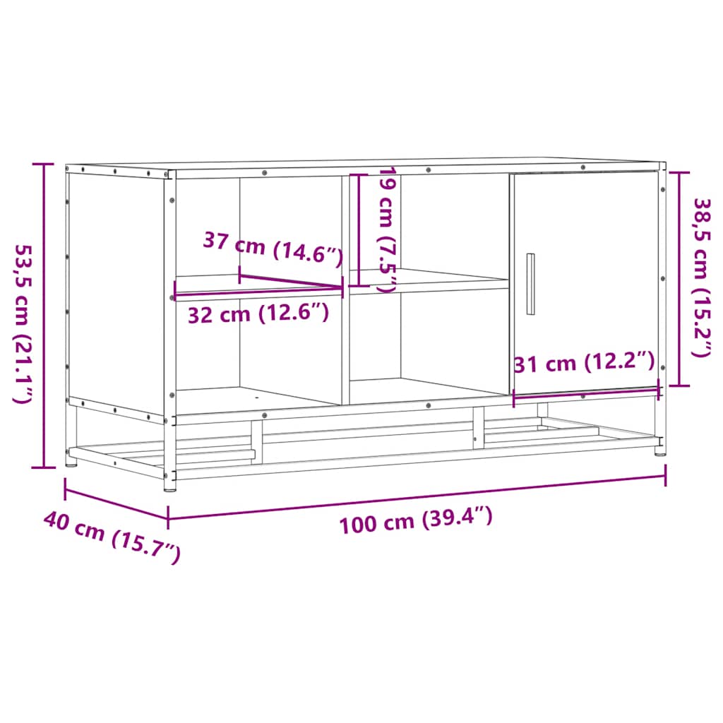 Batų Suoliukas, , 100X40X53,5 Cm, Mediena/Metalas
