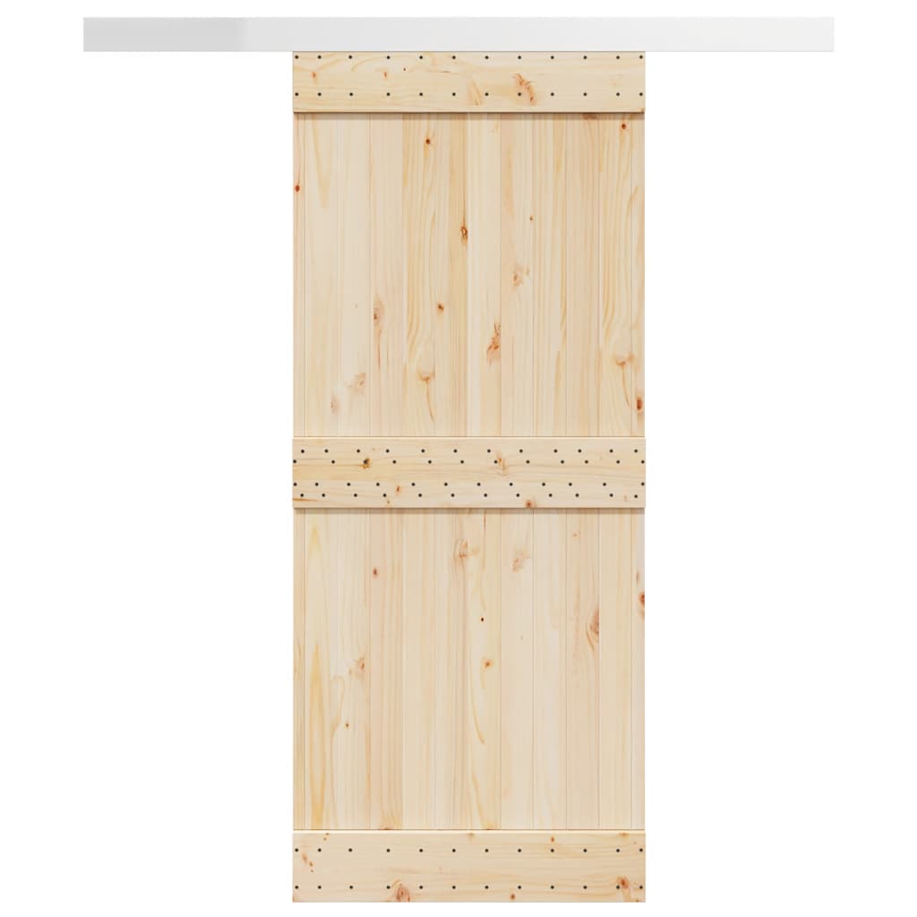 Stumdomų Durų Įrangos Rinkinys, Juodos Sp., 200Cm