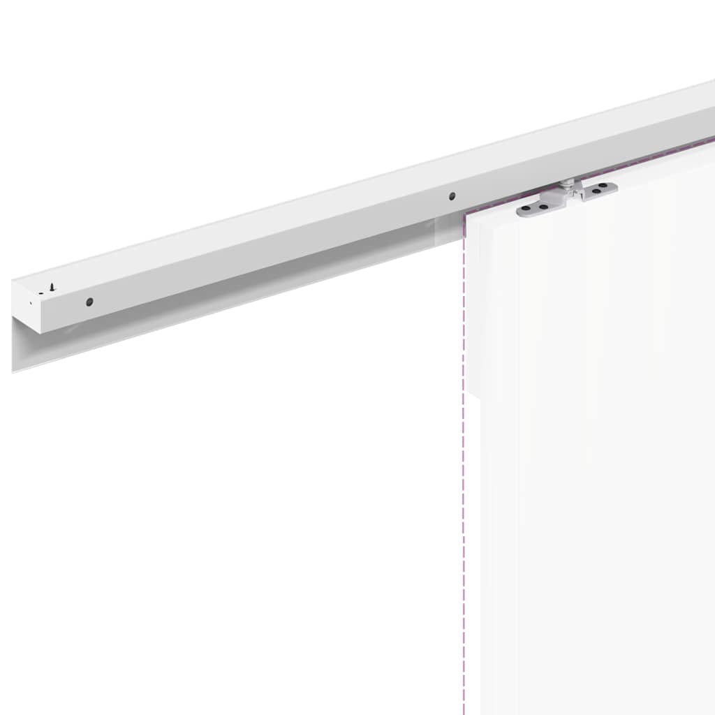 Stumdomų Durų Įrangos Rinkinys, Juodos Sp., 200Cm