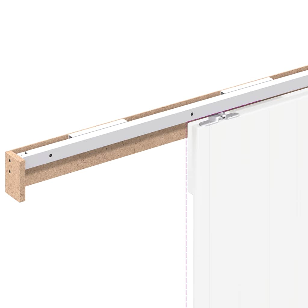 Stumdomų Durų Įrangos Rinkinys, Juodos Sp., 183Cm