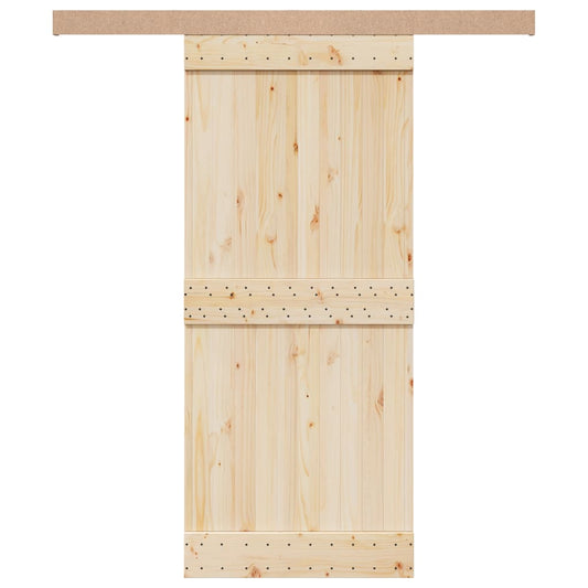 Stumdomų Durų Įrangos Rinkinys, Juodos Sp., 183Cm