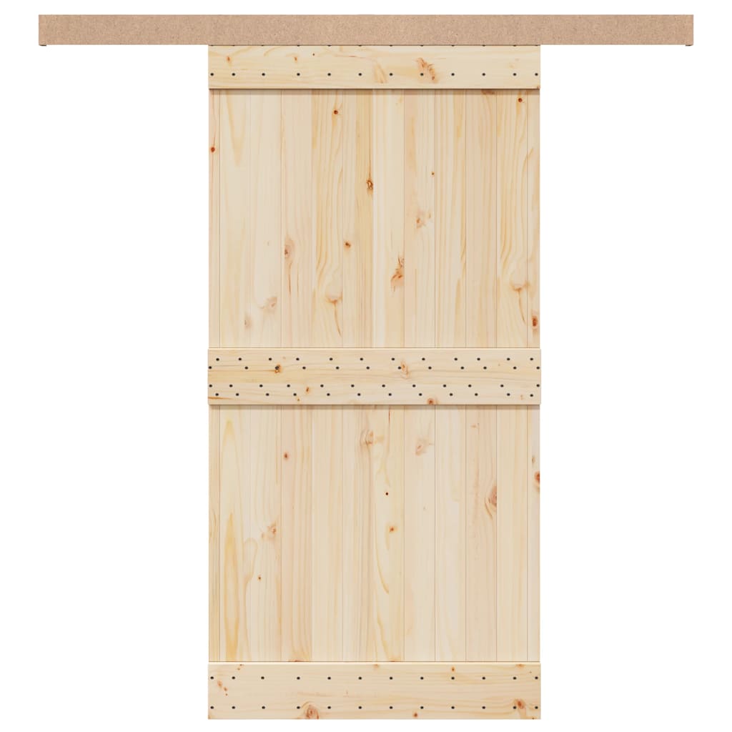 Stumdomų Durų Įrangos Rinkinys, Juodos Sp., 183Cm