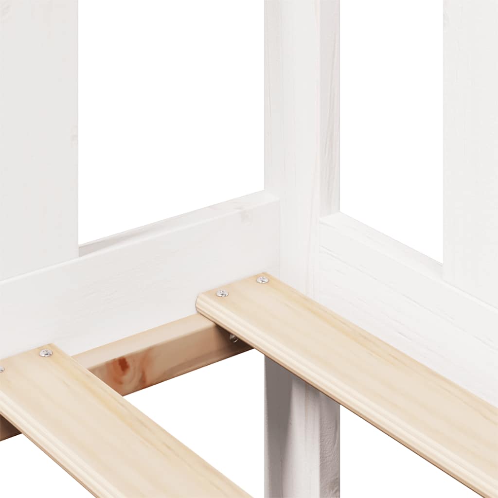 Lova Su Stalčiais, , 80X200Cm, Pušies Medienos Masyvas