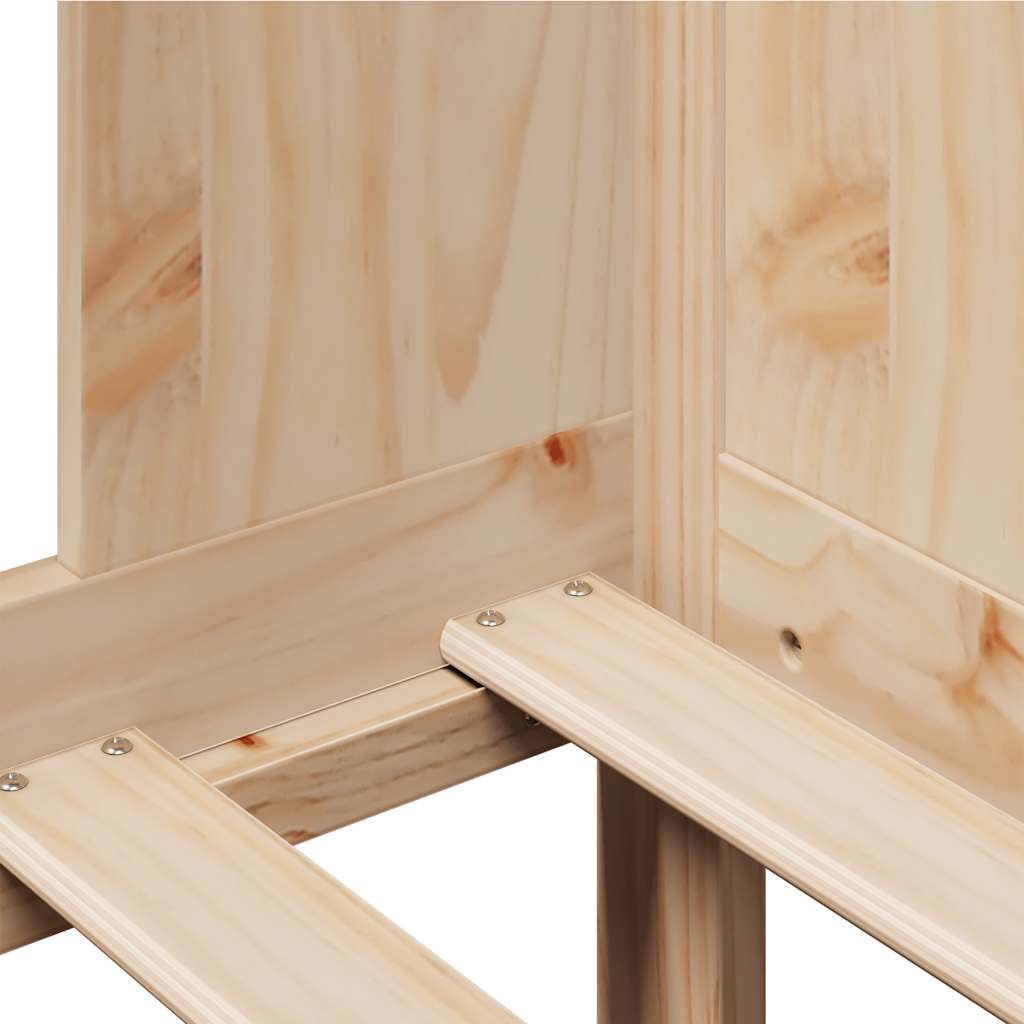 Lova Su Stalčiais, 90X190Cm, Pušies Medienos Masyvas