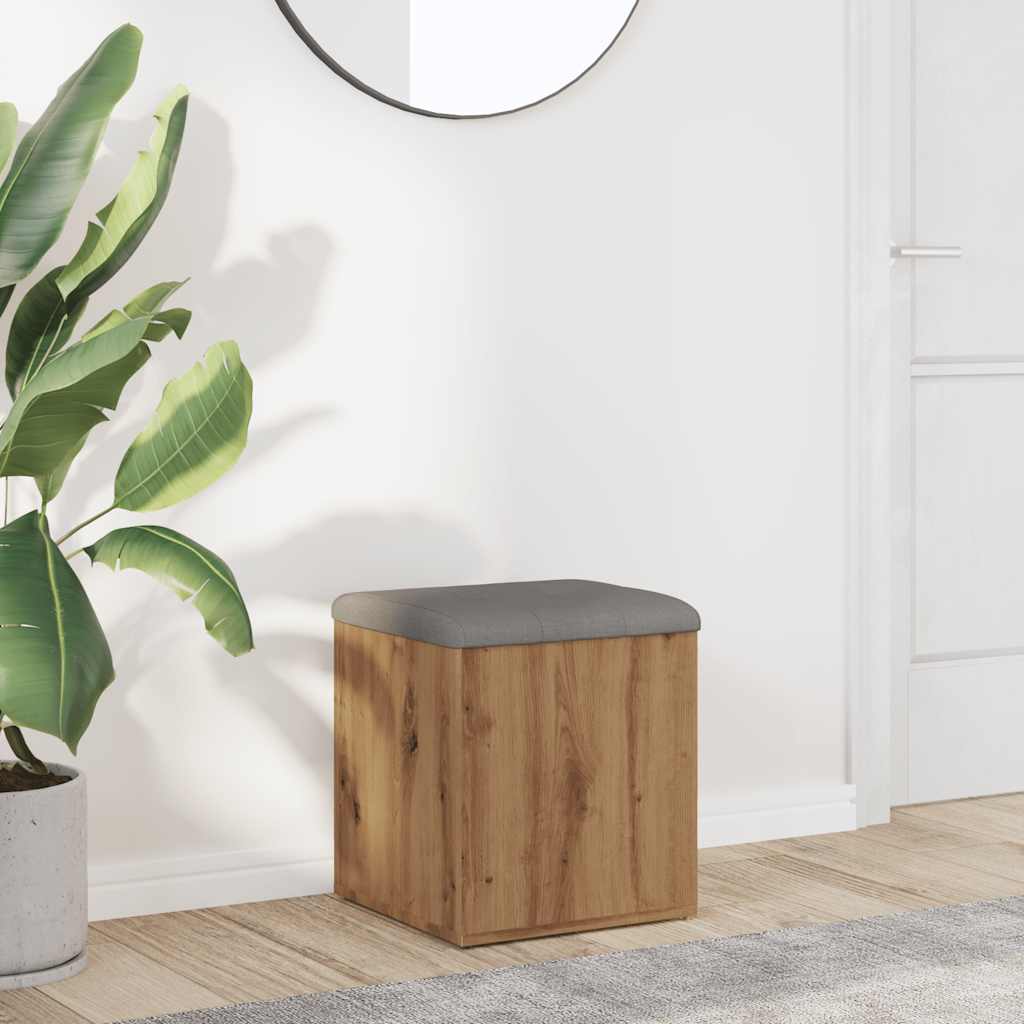 Suoliukas-Daiktadėžė, Betono, 82X42X45Cm, Apdirbta Mediena