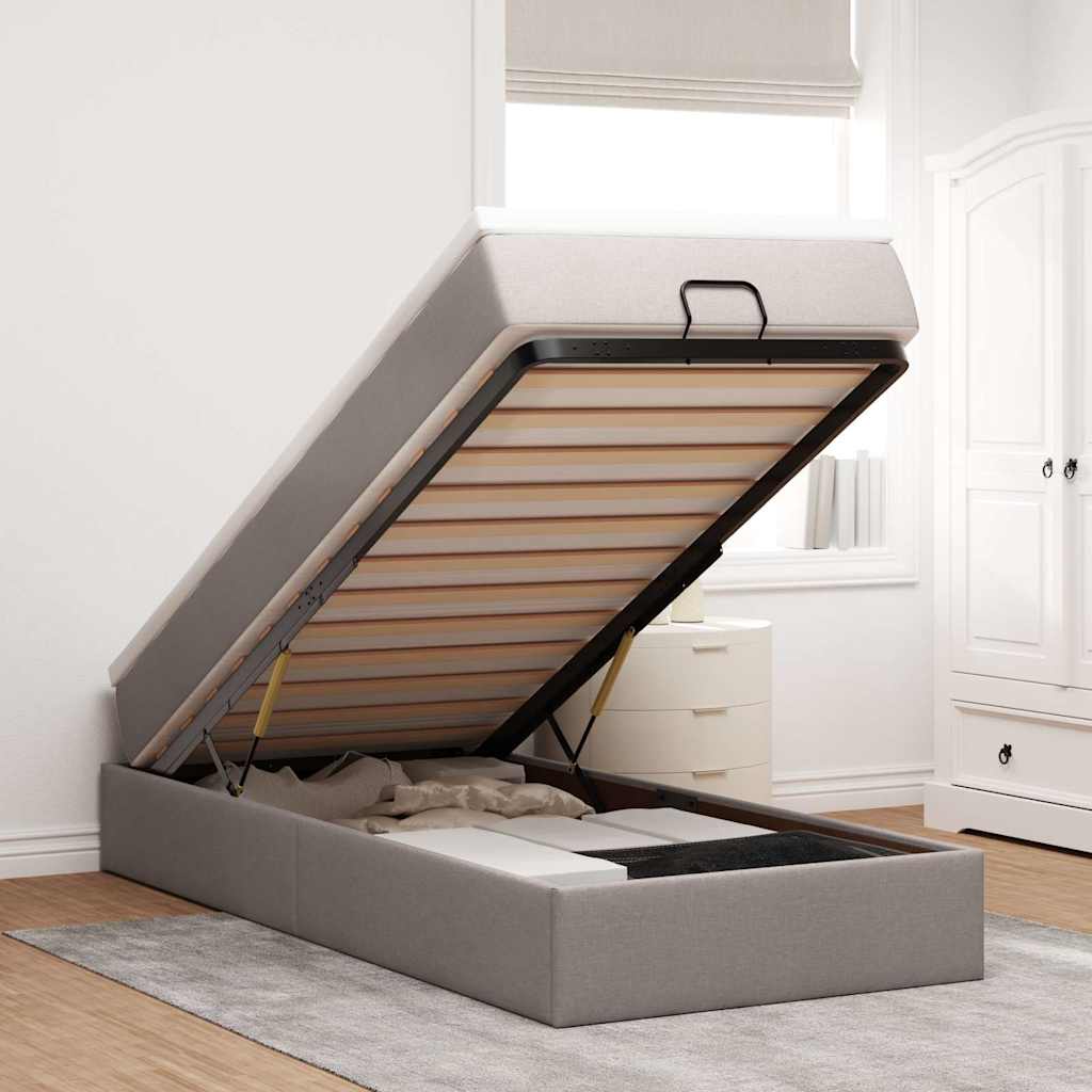 Osmanų Lova Su Čiužiniu, , 140X190Cm, Audinys