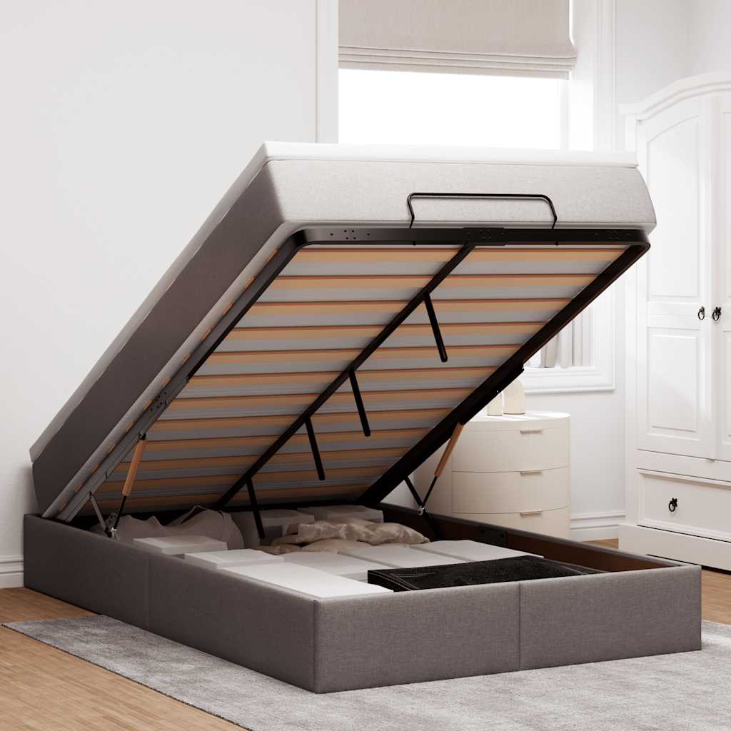 Osmanų Lova Su Čiužiniu, , 140X190Cm, Audinys