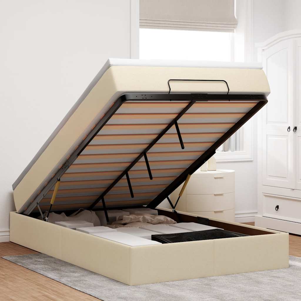 Osmanų Lova Su Čiužiniu, , 140X190Cm, Audinys