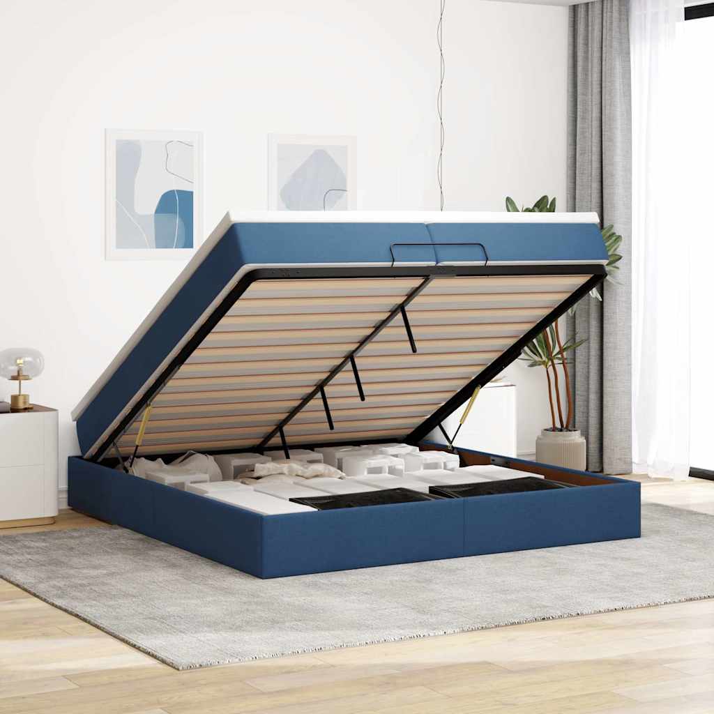 Osmanų Lova Su Čiužiniu, , 140X190Cm, Audinys