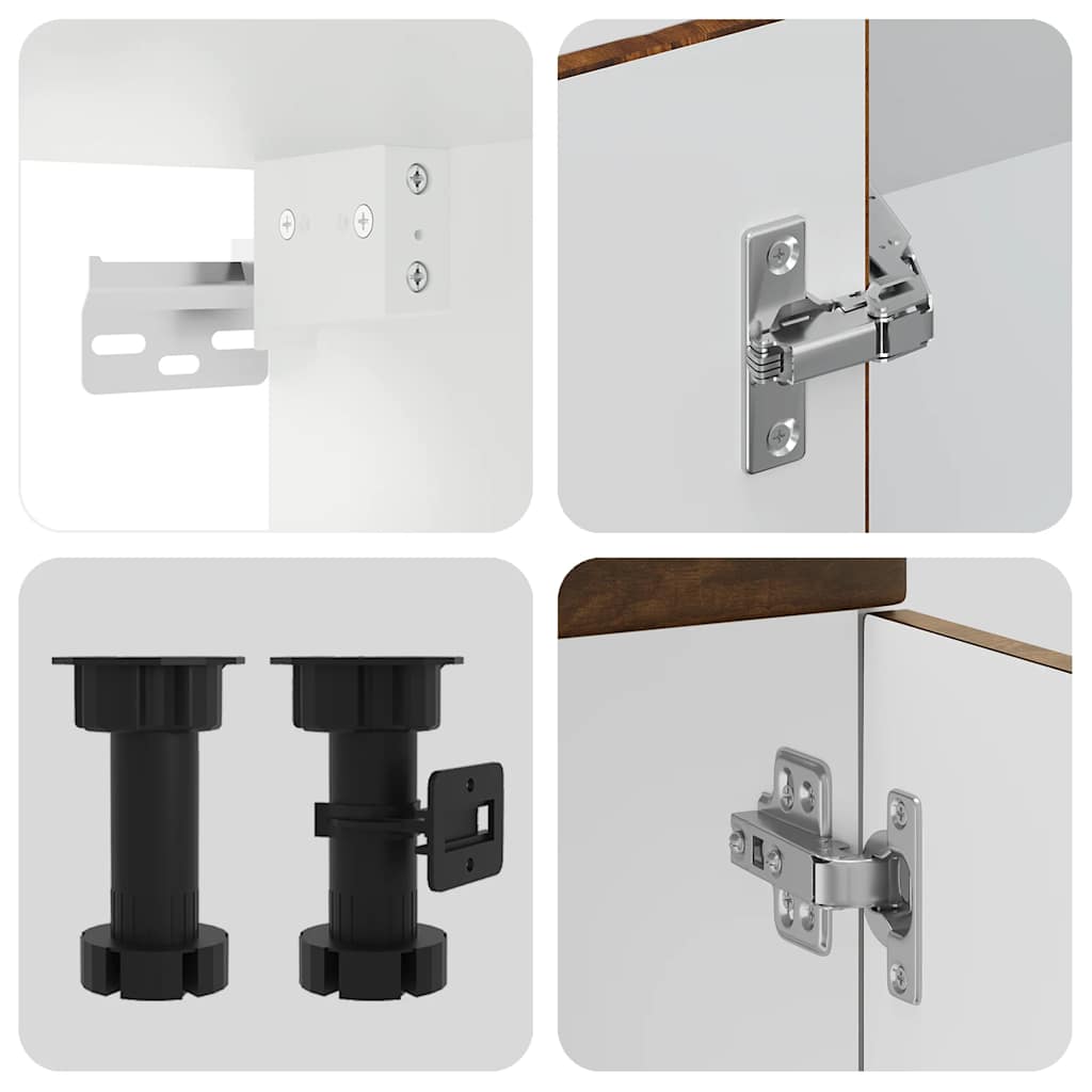 Virtuvinių Spintelių Komplektas, 8 Dalių, Kalmar, Dūminio