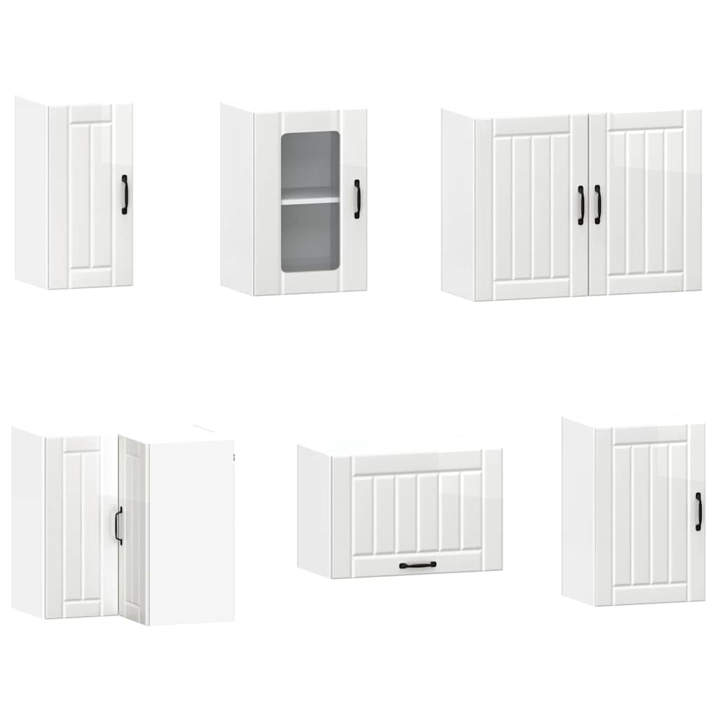 Virtuvinių Spintelių Komplektas, 11 Dalių, Kalmar, Balta