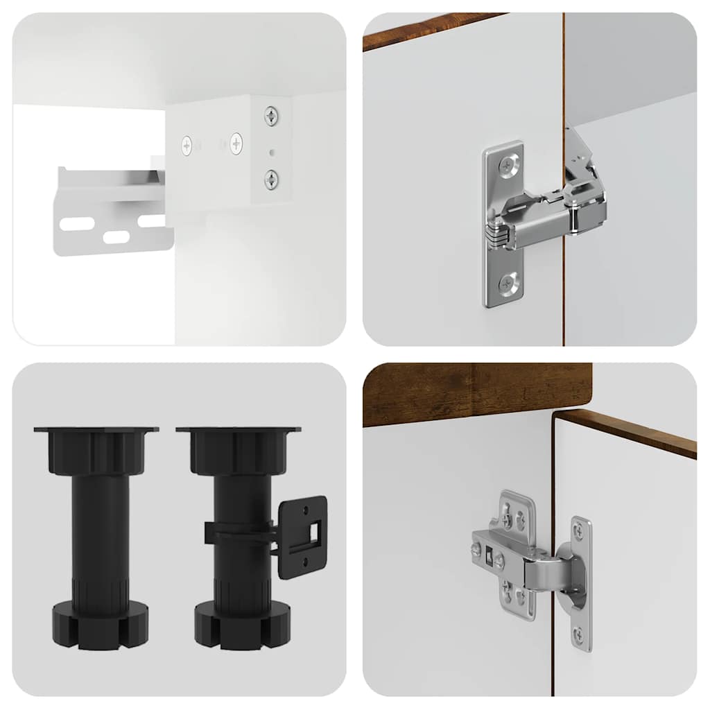 Virtuvinių Spintelių Komplektas, 14 Dalių, Porto, Dūminio