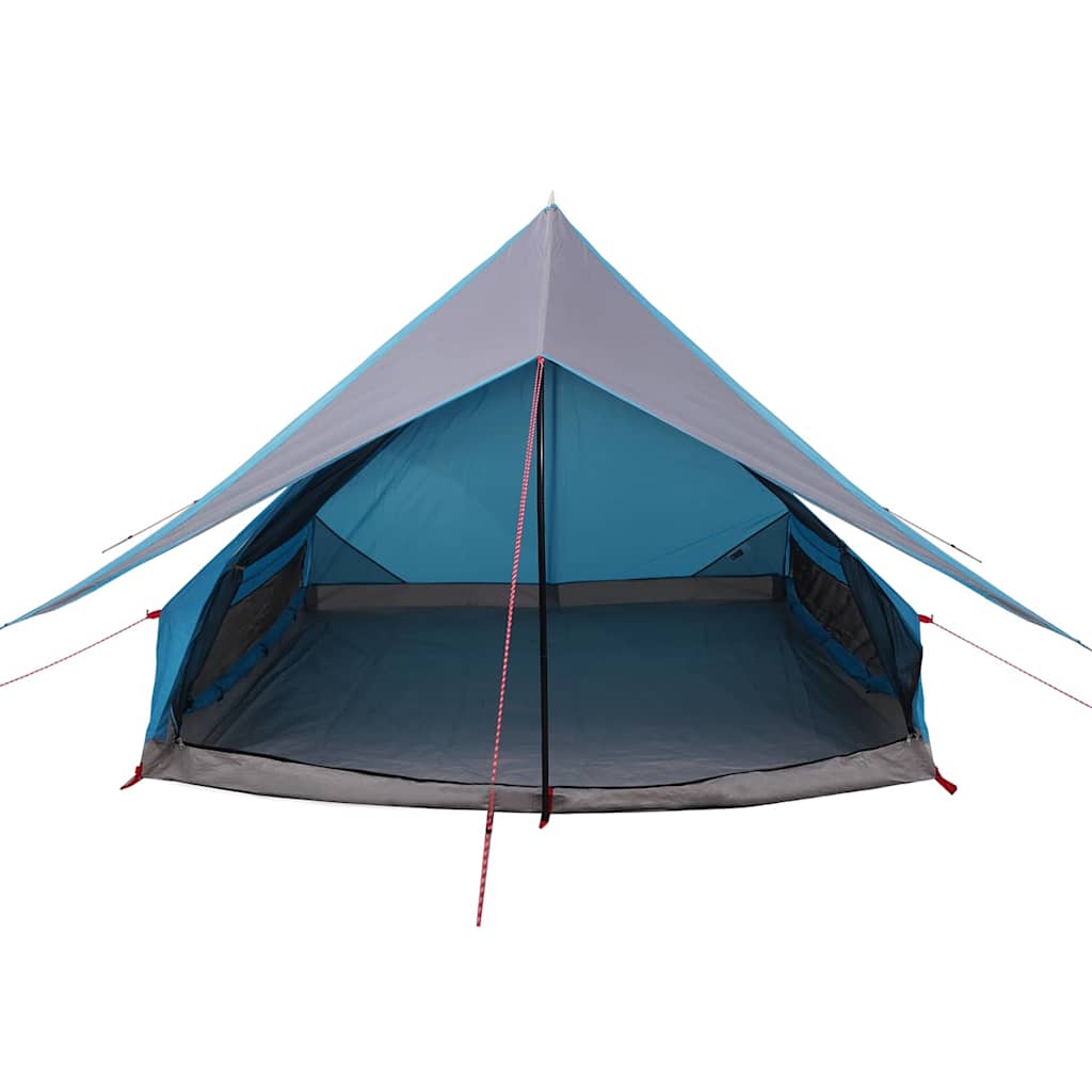 Šeimos Palapinė Su Stogu Mėlyna Ir Pilka 315 X 286 X 200 Cm