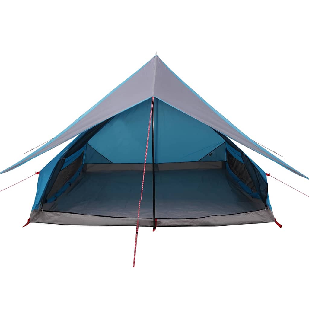 Šeimos Palapinė Su Stogu Mėlyna Ir Pilka 315 X 286 X 200 Cm