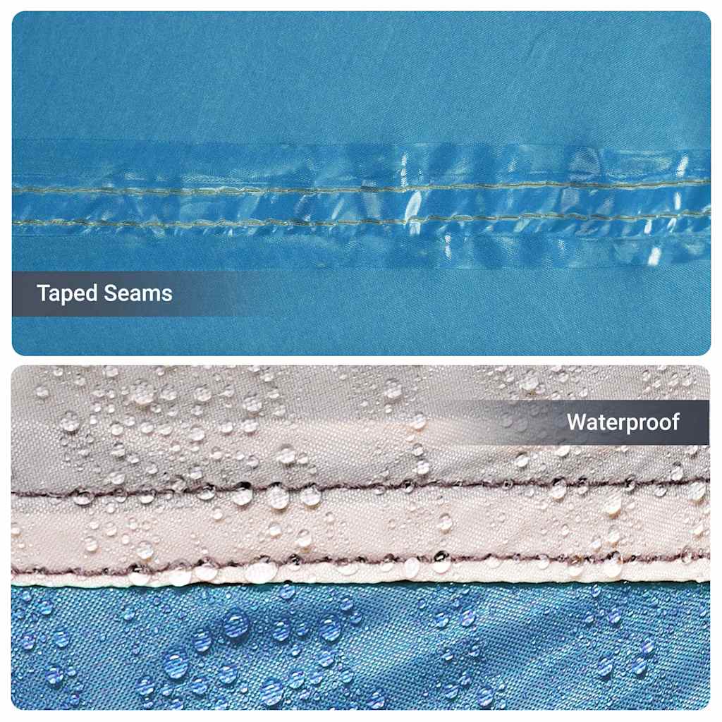 Šeimos Palapinė Su Stogu Mėlyna Ir Pilka 576 X 325 X 213 Cm