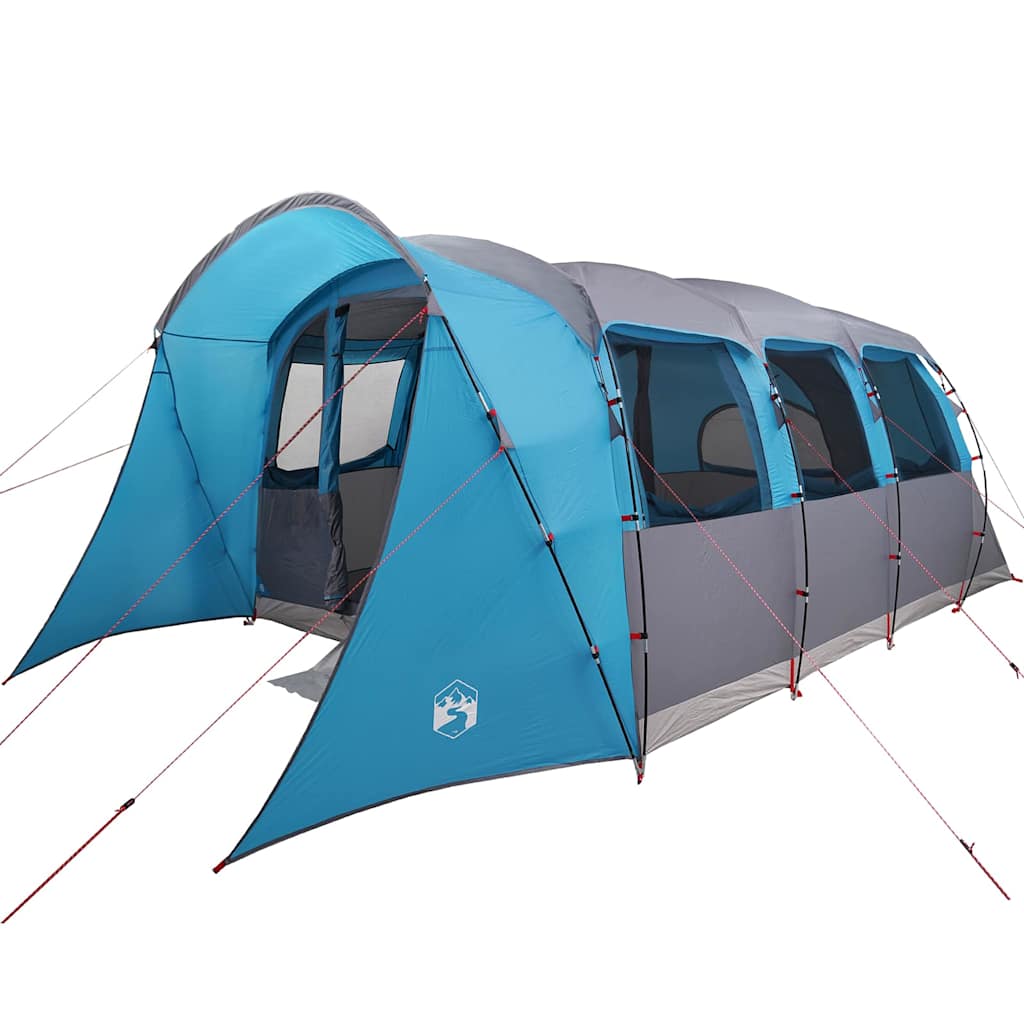 Šeimos Palapinė Su Stogu Mėlyna Ir Pilka 576 X 325 X 213 Cm