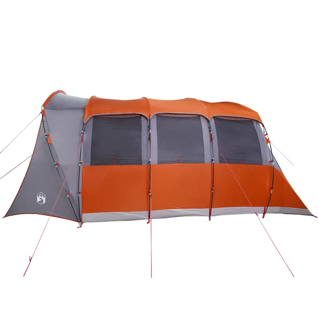 Šeimos Palapinė Su Stogu Pilka Ir Oranžinė 576 X 325 X 213 Cm