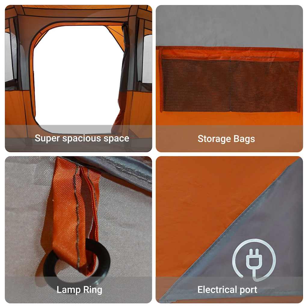 Šeimos Palapinė Oranžinė Ir Oranžinė 435 X 255 X 216 Cm