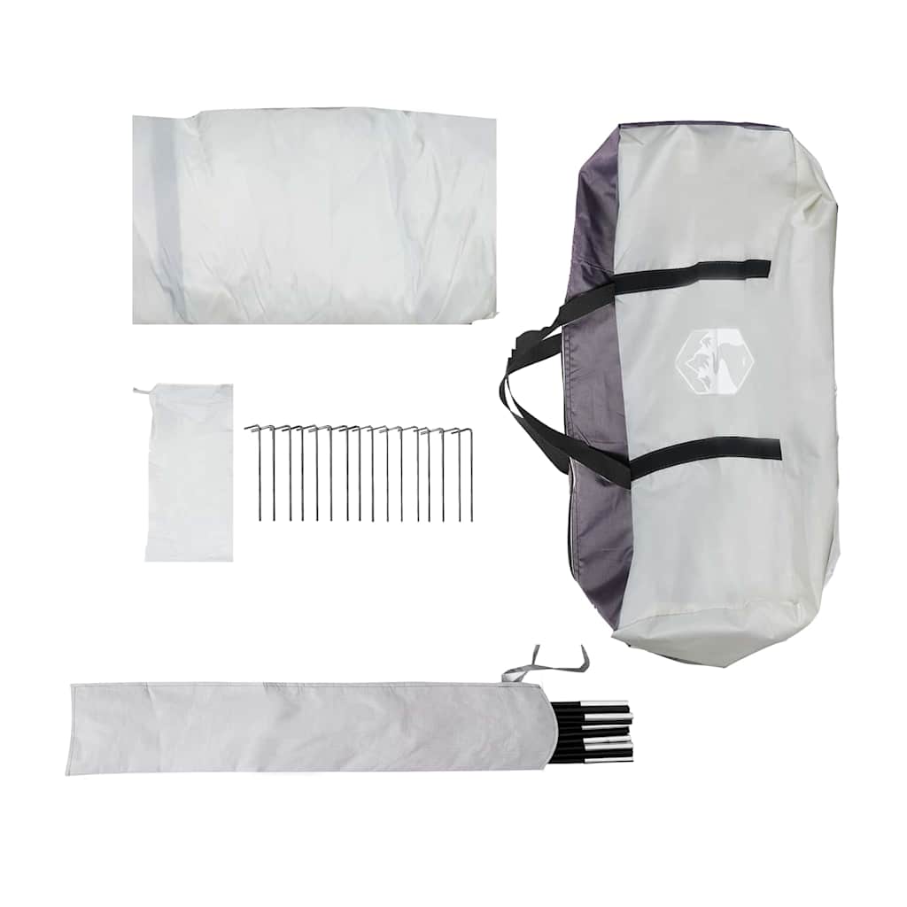 Palapinė-Tinklelis Nuo Uodų Su Stogu Pilka 434 X 434 X 230 Cm