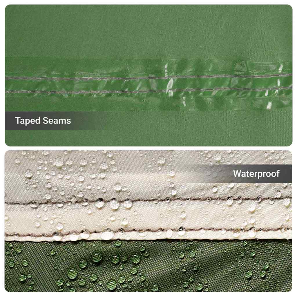 Šeimos Palapinė Žalia Ir Balta 620 X 322 X 240 Cm Poliesteris