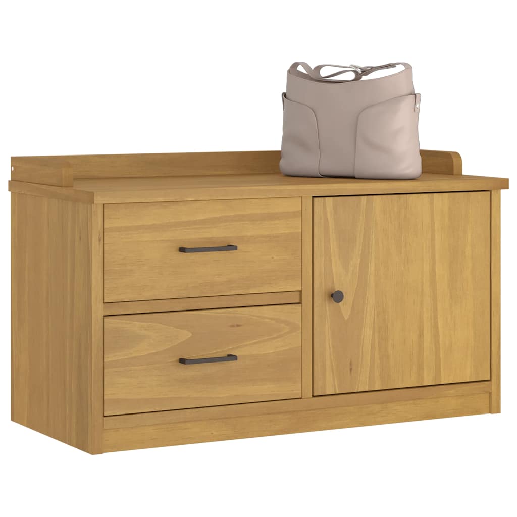 Prieškambario Suoliukas Sandnes 87X40X50 Pušies Masyvo