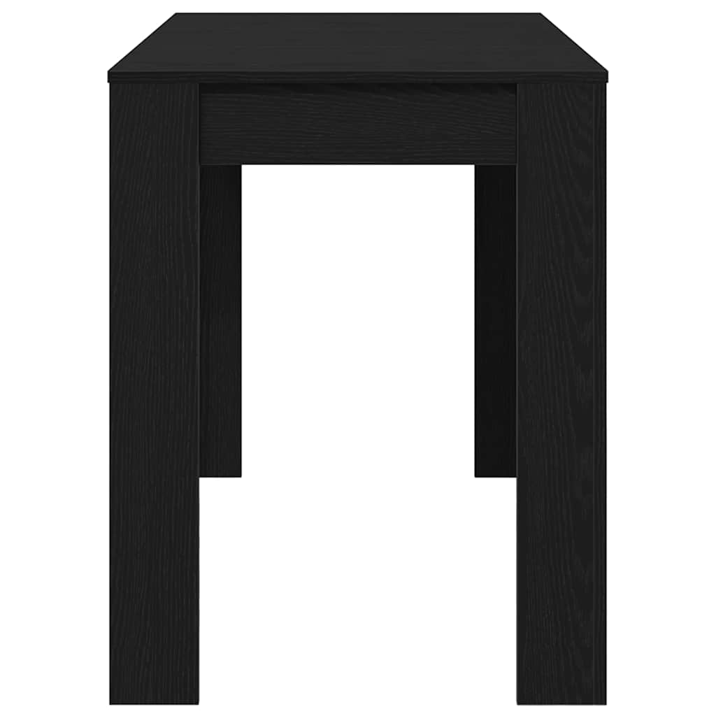 Valgomojo Stalas, Juodos Ąžuolas, 120X60X76Cm, Apdirbta Mediena