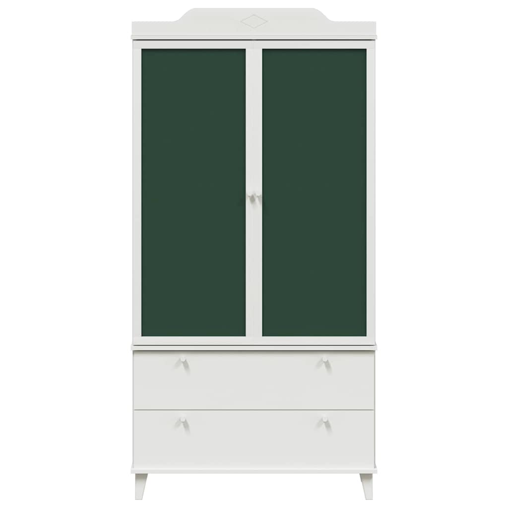 Juodai Rašomas Spinta Su Stalčių Roros 90 X 45 X 180 Cm