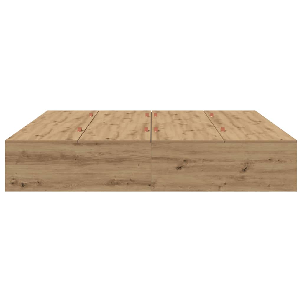 Lova Su Daiktų Laikymo Vieta Amatininkų Ąžuolas 200 X 200 Cm
