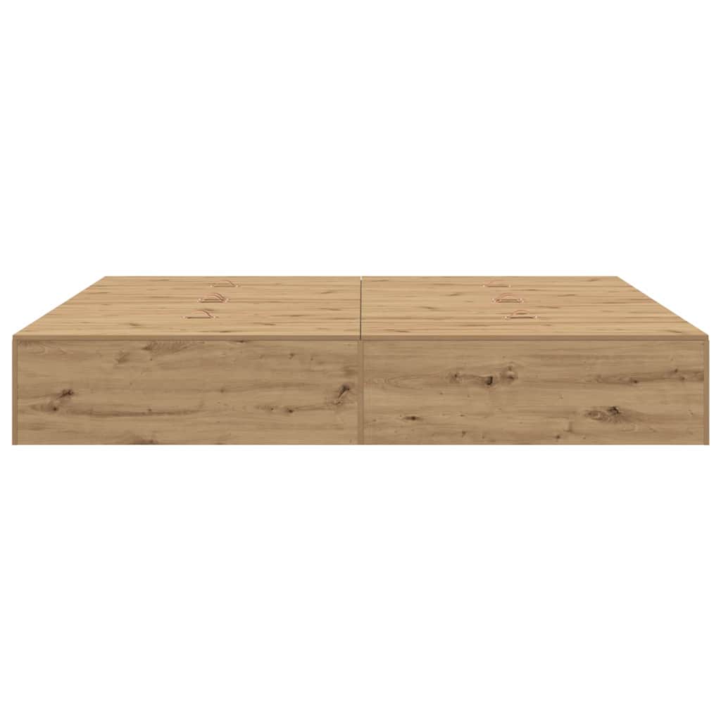 Lova Su Daiktų Laikymo Vieta Amatininkų Ąžuolas 200 X 200 Cm