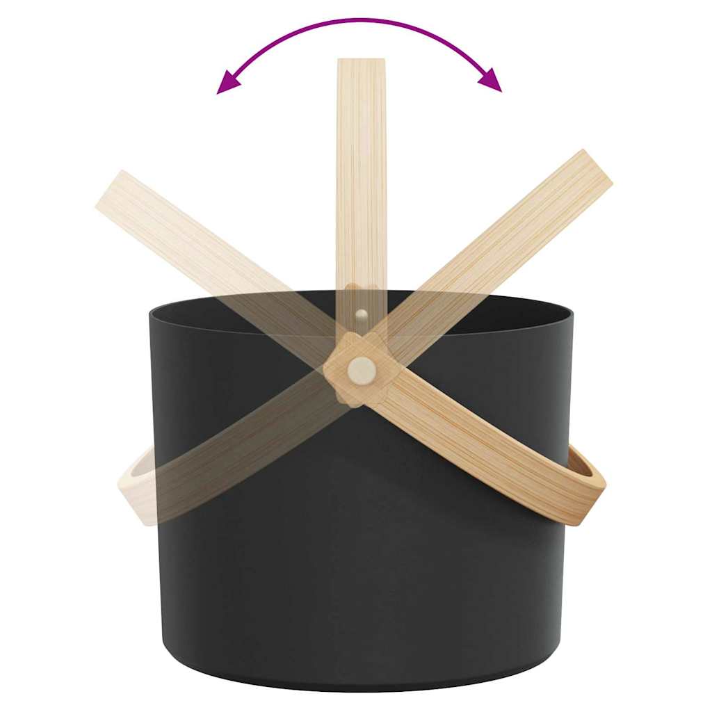 Saunos Priedų Rinkinys 4 Pcs Juoda