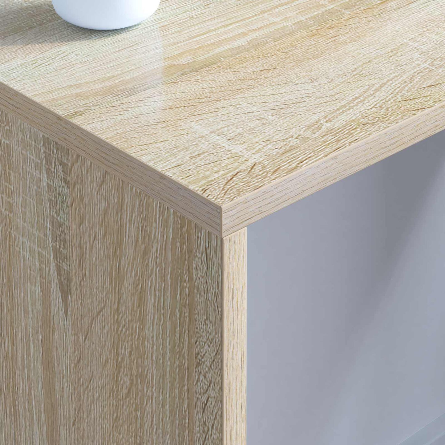 Prie Sienos Tvirtinamas Rašomasis Stalas Sonoma Ąžuolas