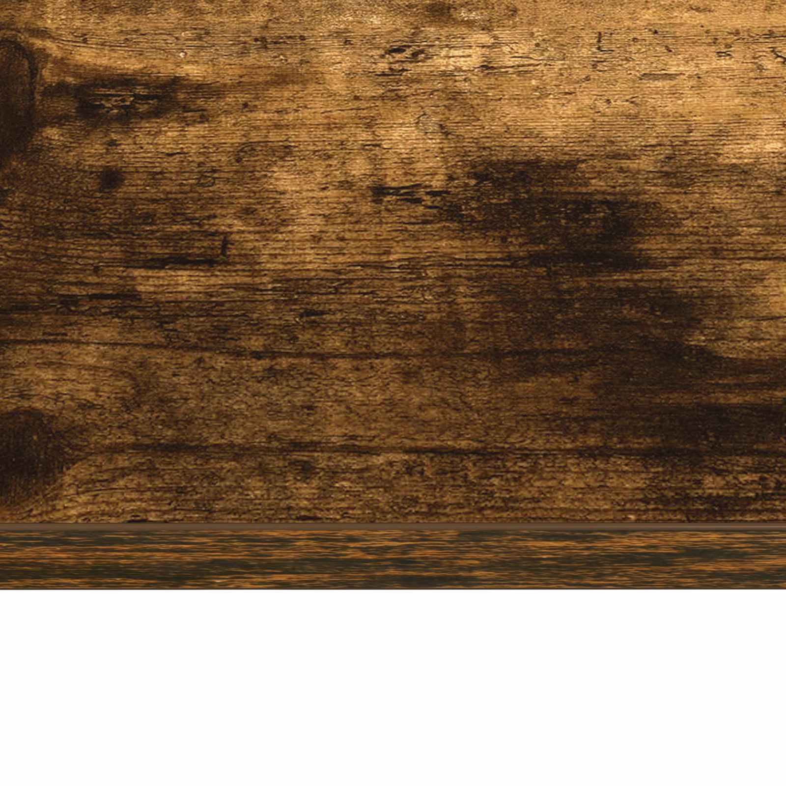 Prie Sienos Tvirtinamas Rašomasis Stalas Rūkyta Ąžuolas