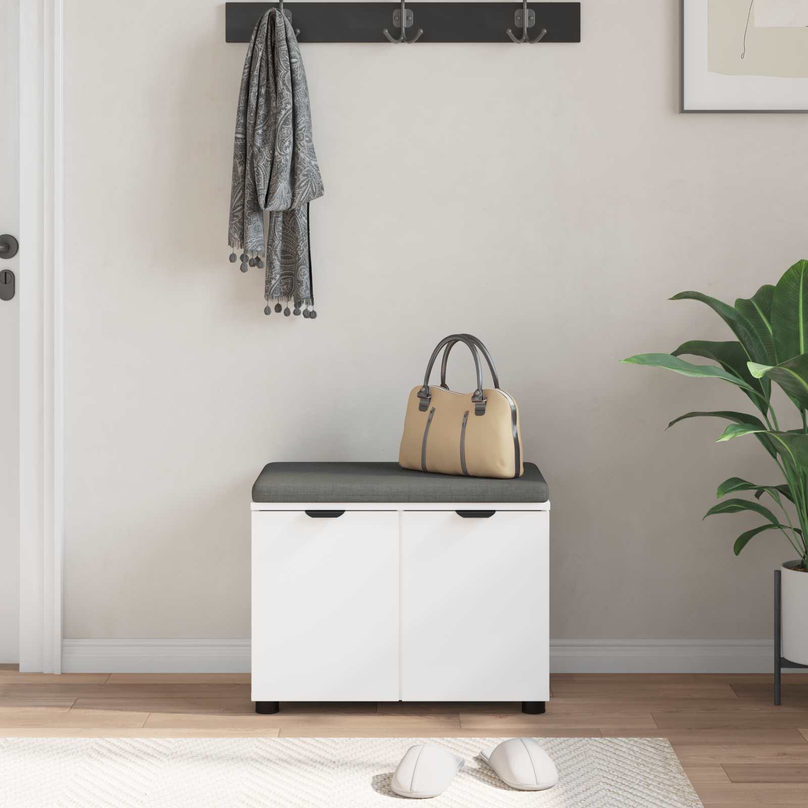 Koridoriaus Suolas Su Pagalve Su Lentyna 60 X 38 X 46 Cm