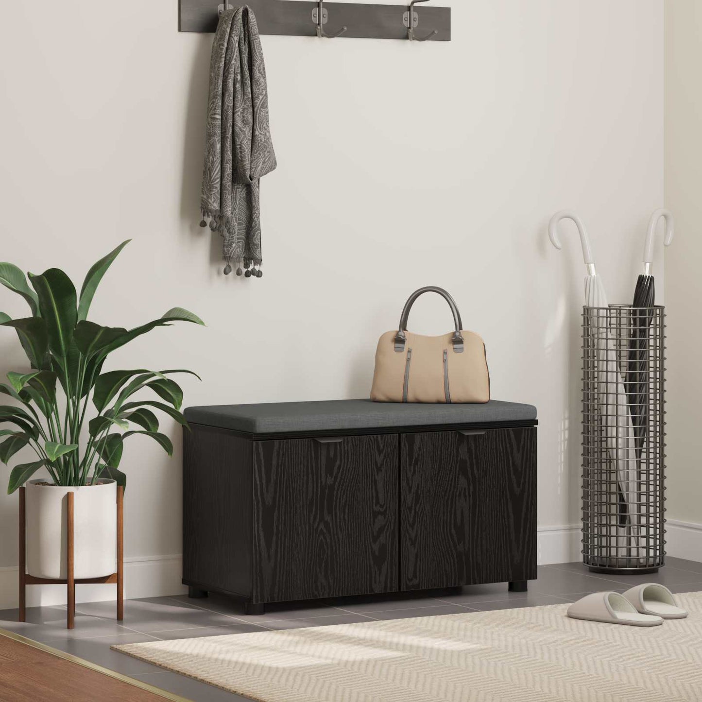 Koridoriaus Suolas Su Pagalve Su Lentyna 60 X 38 X 46 Cm