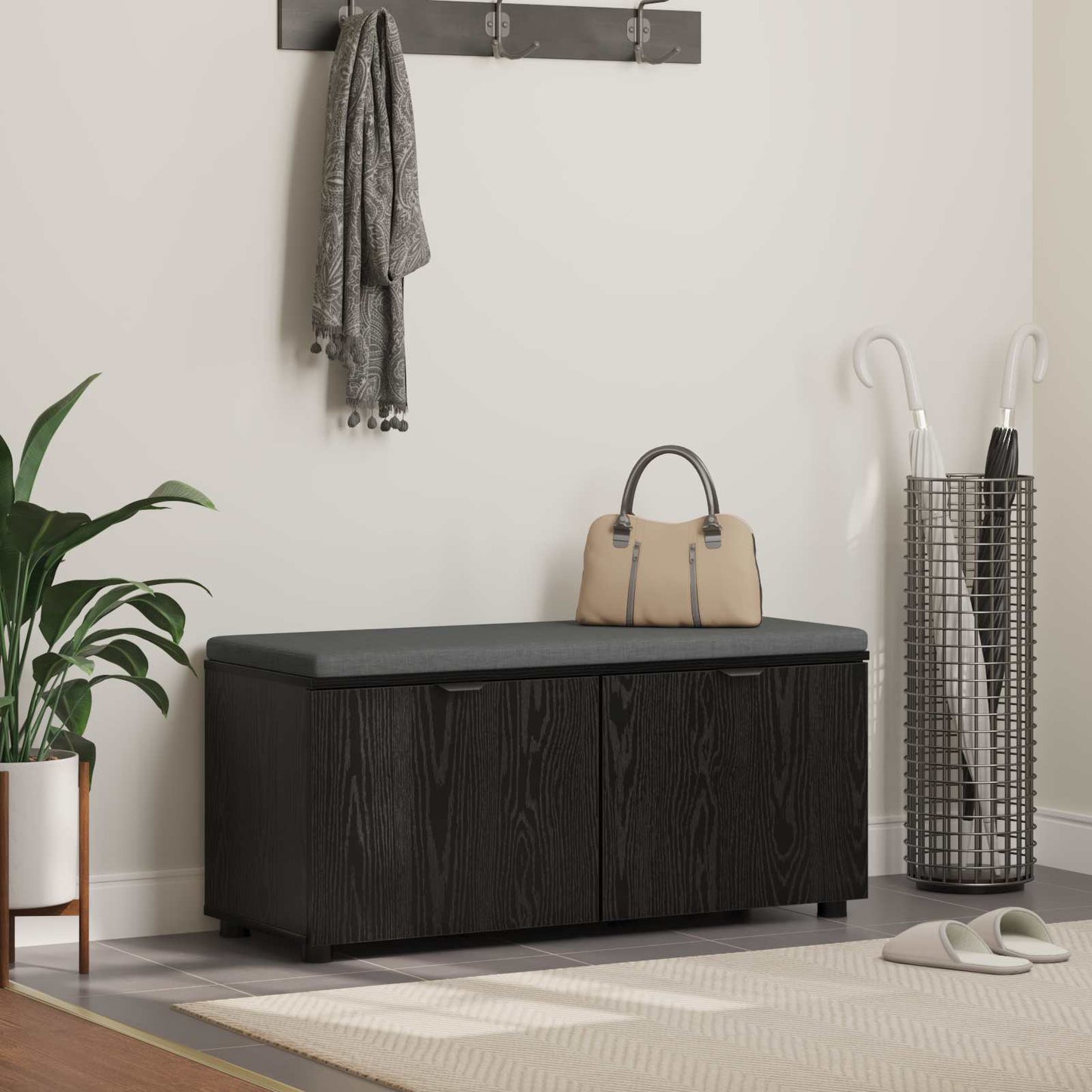 Koridoriaus Suolas Su Pagalve Su Lentyna 60 X 38 X 46 Cm