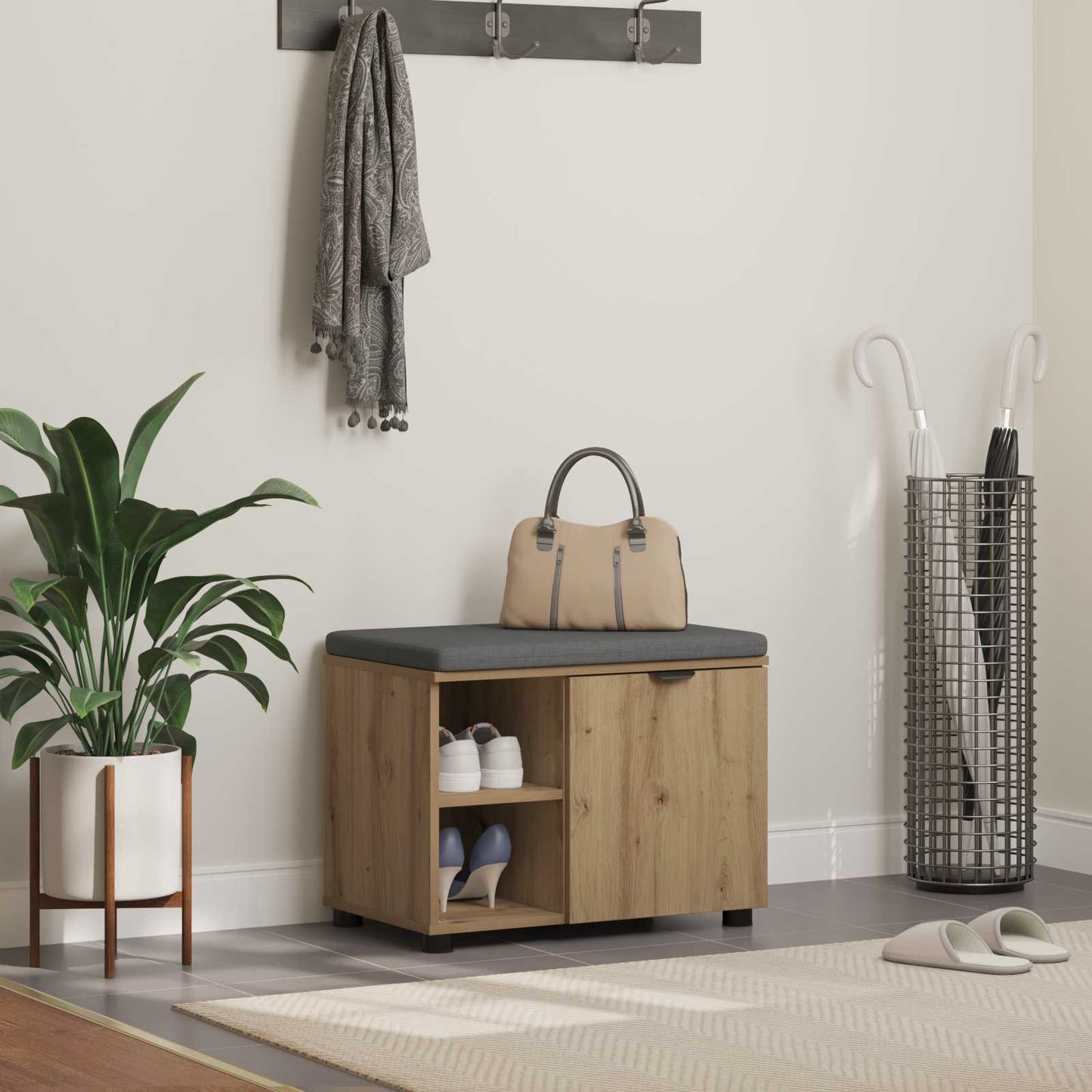 Koridoriaus Suolas Su Pagalve 80 X 38 X 46 Cm