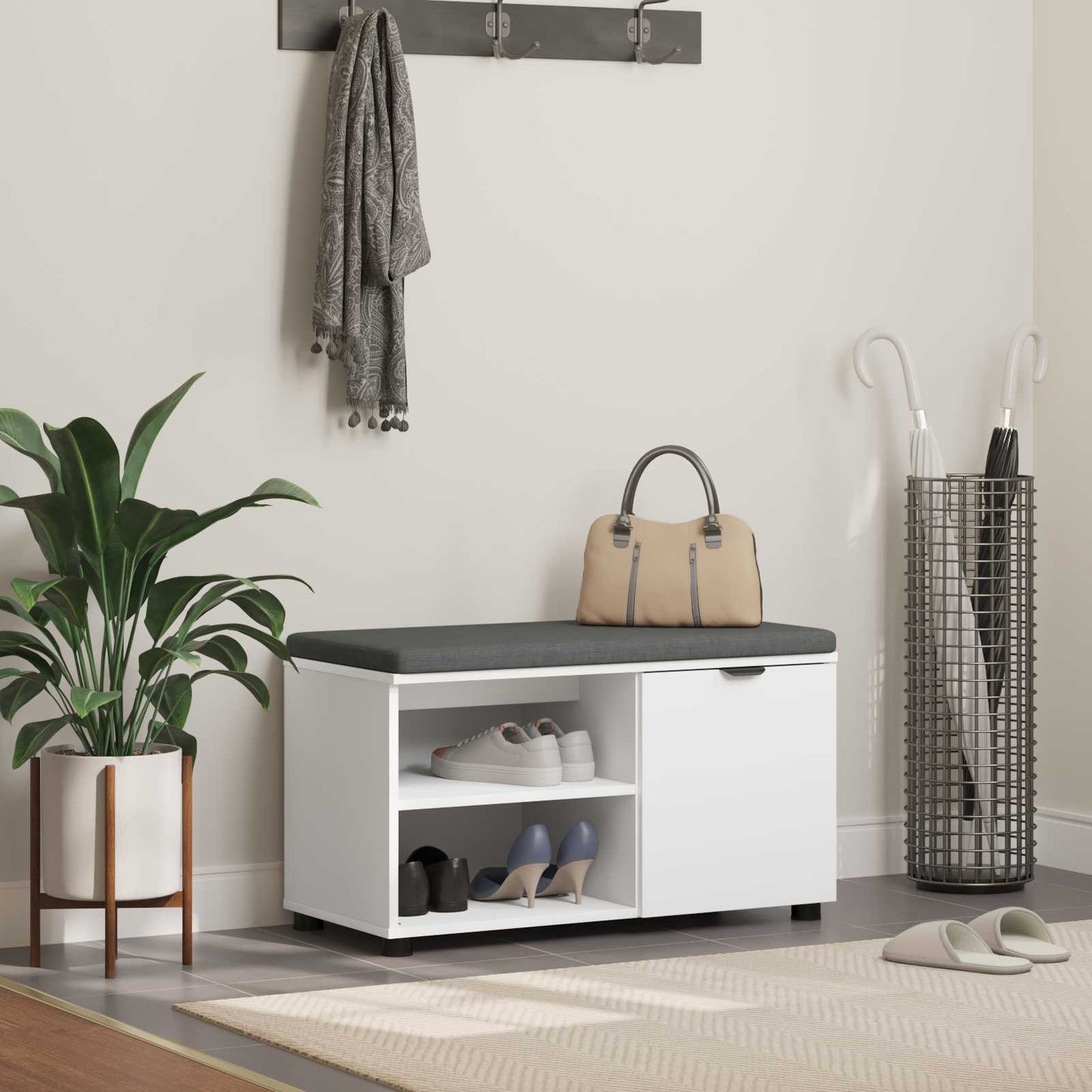 Koridoriaus Suolas Su Pagalve 80 X 38 X 46 Cm