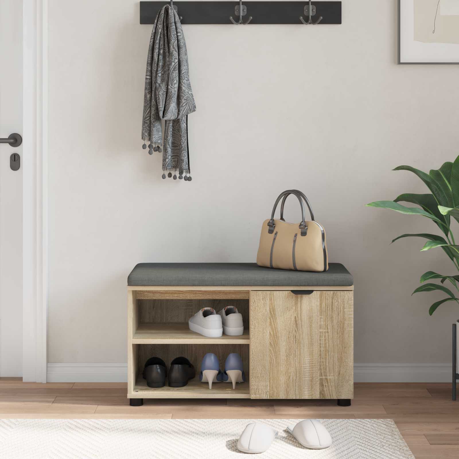 Koridoriaus Suolas Su Pagalve 80 X 38 X 46 Cm