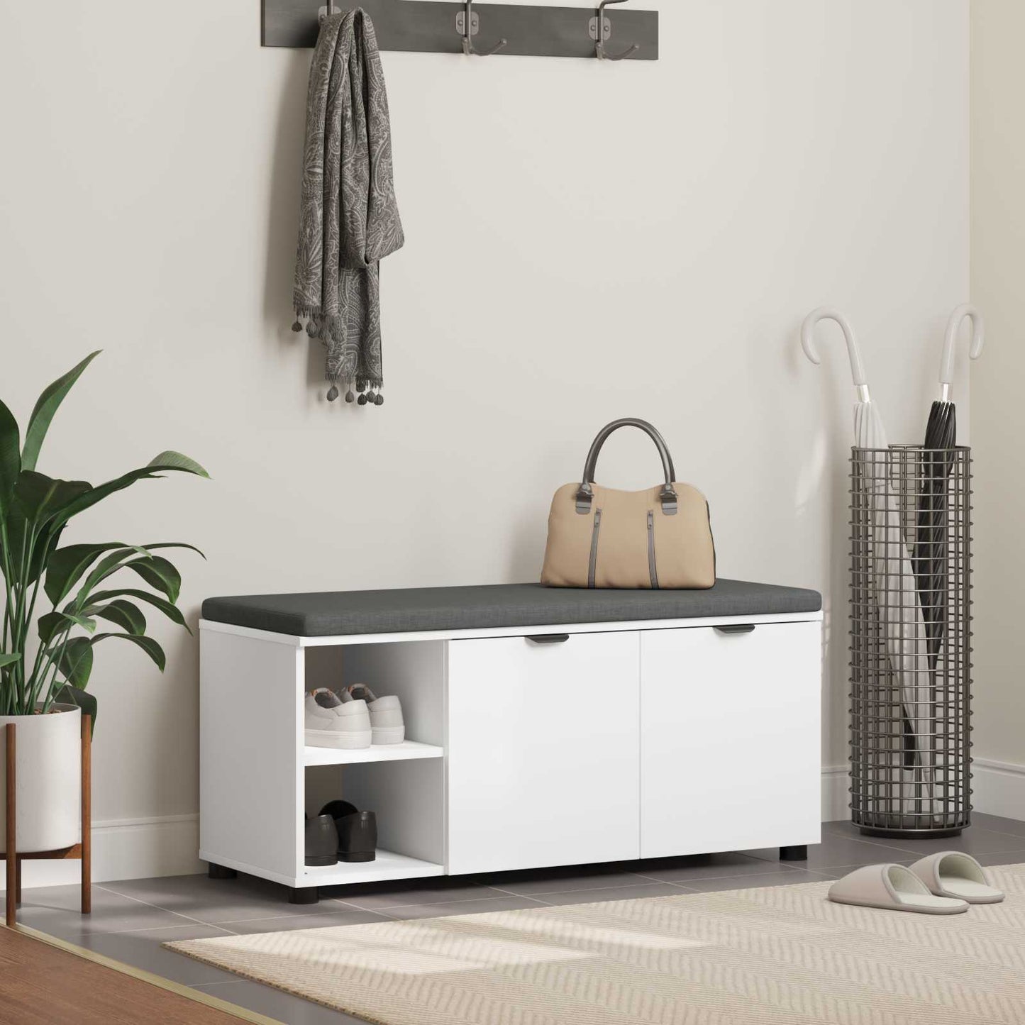 Koridoriaus Suolas Su Pagalve 80 X 38 X 46 Cm