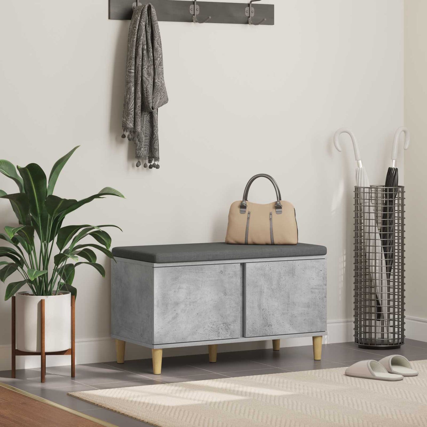 Koridoriaus Suolas Su Pagalve Su Lentyna 60 X 38 X 46 Cm