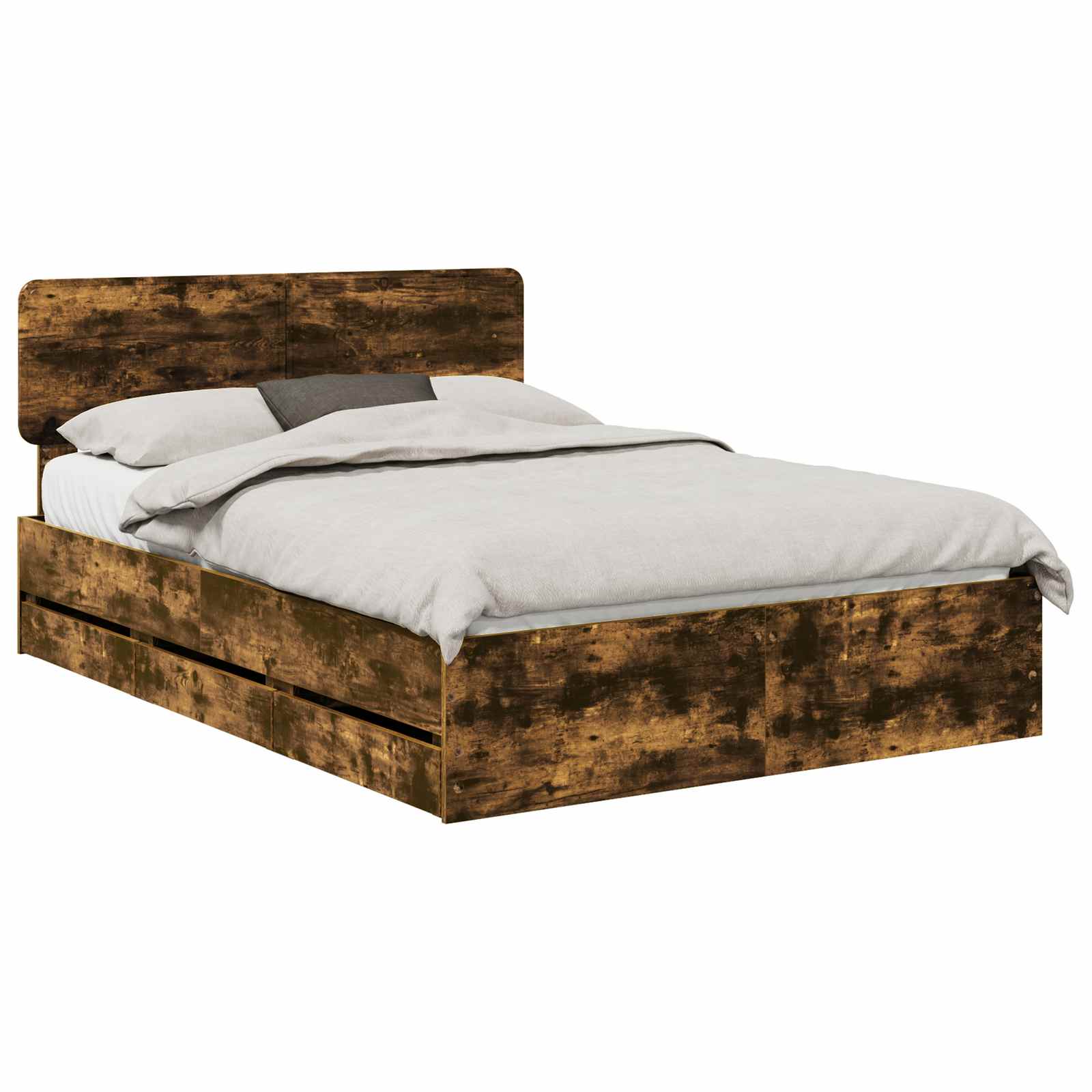 Lovos Rėmas Rūkyta Ąžuolas 160 X 200 Cm Inžinerinė Mediena