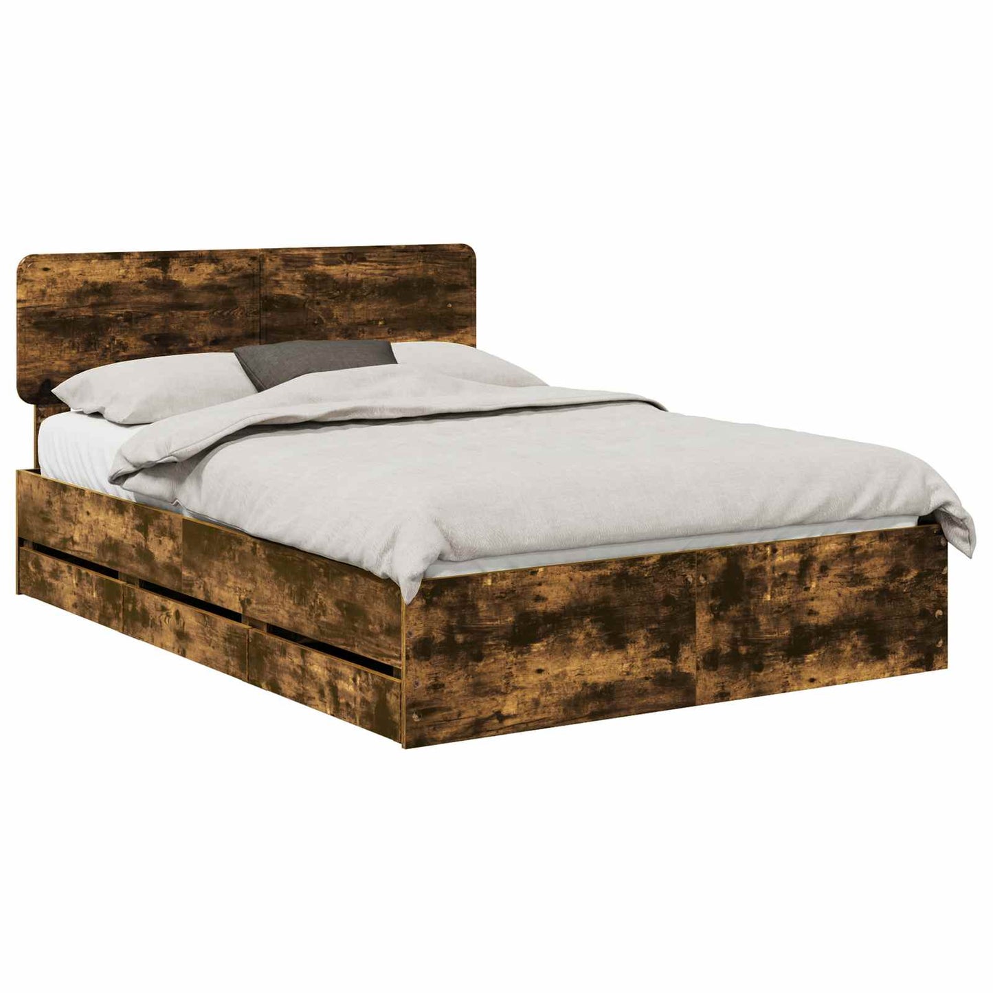 Lovos Rėmas Rūkyta Ąžuolas 150 X 200 Cm Inžinerinė Mediena